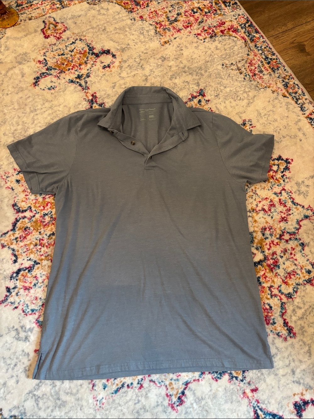 Men's Short Sleeve Polo in Slate Gray